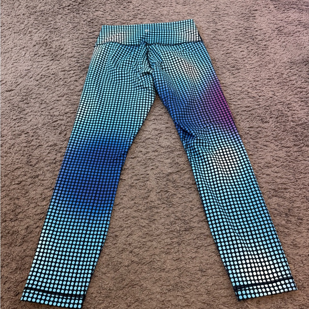 lululemon Wunder Under Pant III Full On Luon Cosmic Dot Leggings Size 8 $98 - Picture 6 of 8